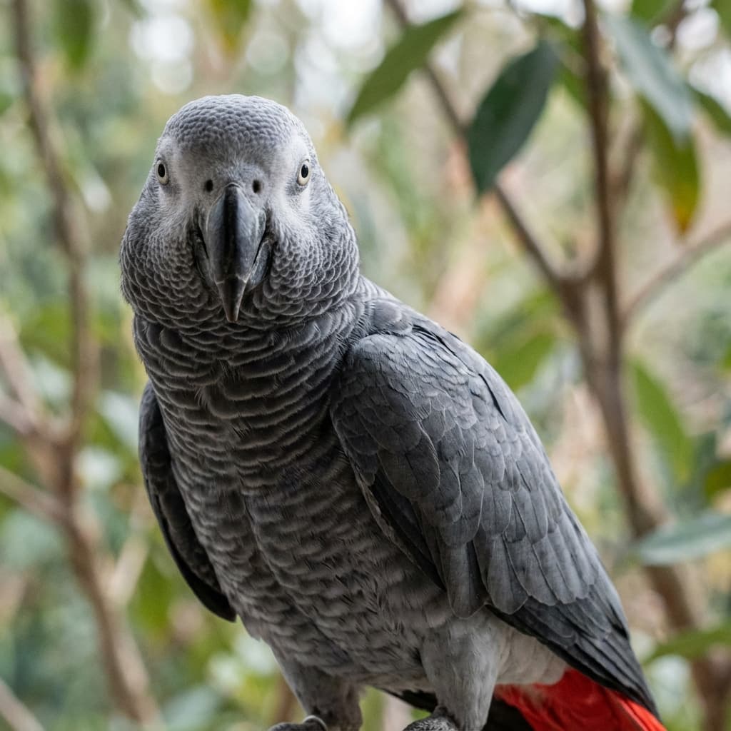 African Grey parrot species profile image