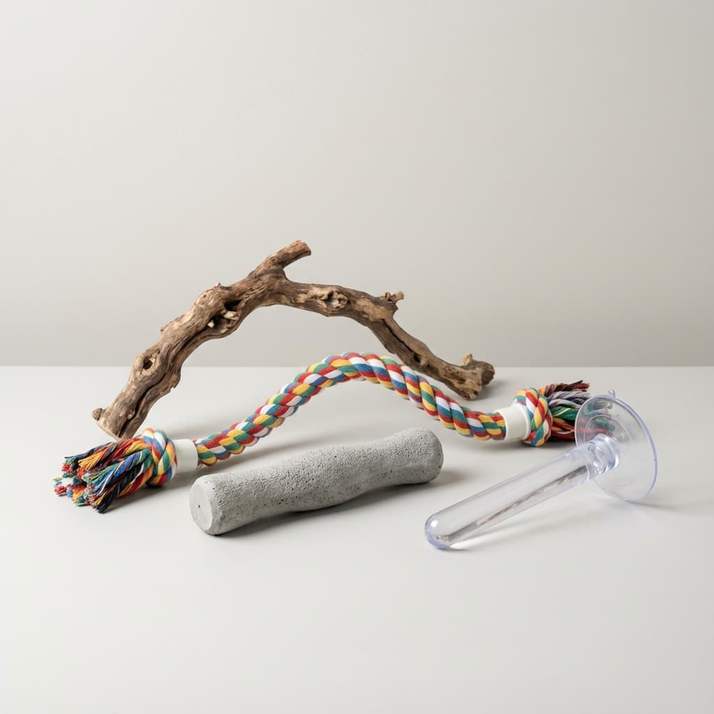 Perches & Stands category image featuring curated parrot essentials