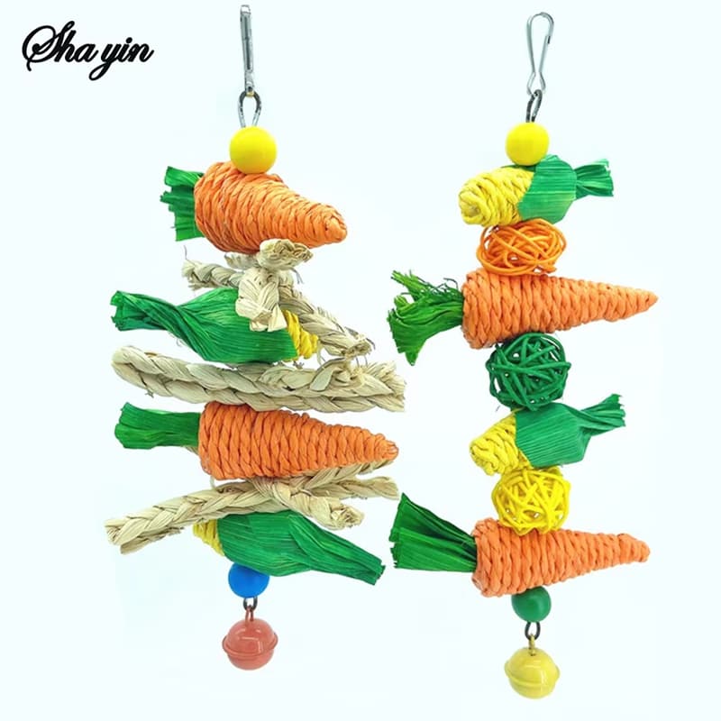 Hanging Climbing and Chew Toy for Parrots